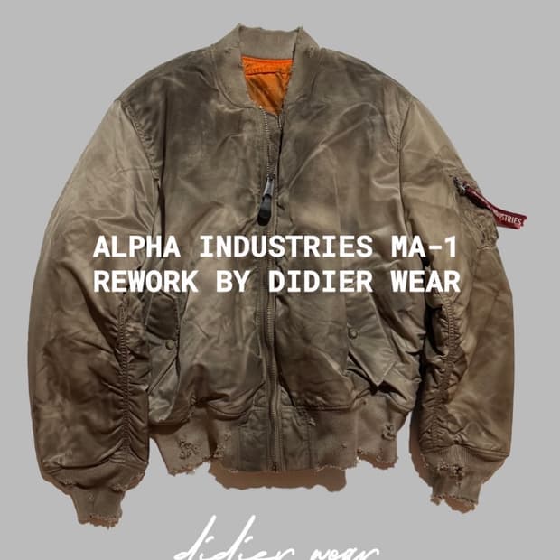 알파인더스트리 디디에르웨어 봄버 자켓