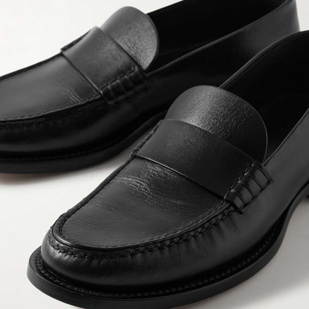 [39]더로우 Novus 페니 로퍼/블랙