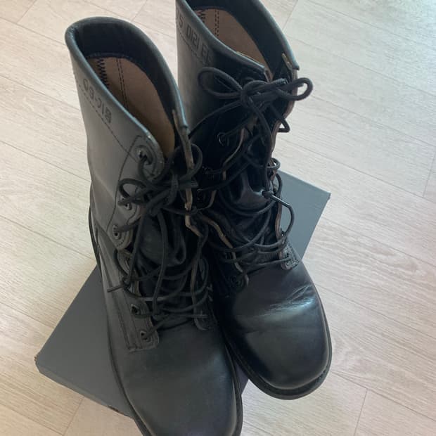 밀리터리 리얼레더 워커 군화 275mm