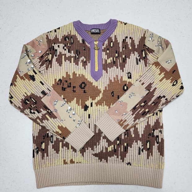 Diesel 카모 스웨터
