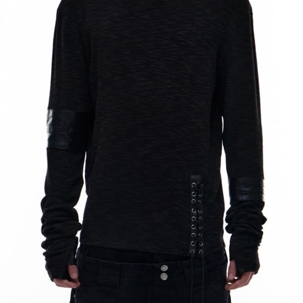 Op. 07 REIN PATCH LONG SLEEVE BLACK