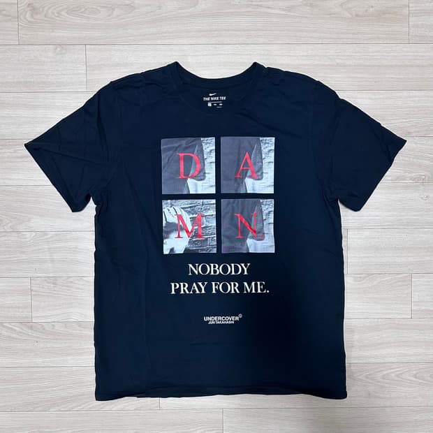 나이키 켄드릭라마 X 언더커버 DAMN 반팔티 2XL[실측사이즈100]
