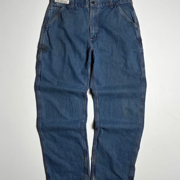 칼하트 백로고 빈티지 워크 데님 팬츠 R1350