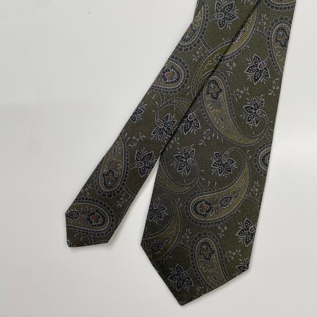 입생로랑(YSL) 페이즐리 명품 정품 넥타이8.3cm