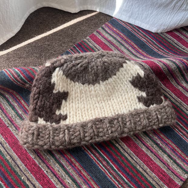 Canada vintage 코위찬 니트 비니