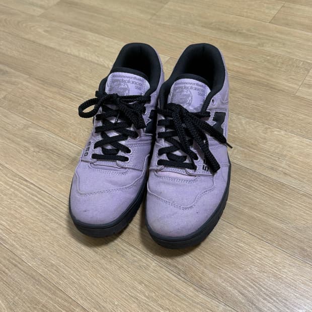 뉴발란스 디스이즈네버댓 550 라벤더 블랙 275