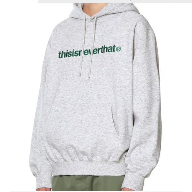 디스이즈네버댓 [정품] 후드티 자수 로고 스웻셔츠 L(105)