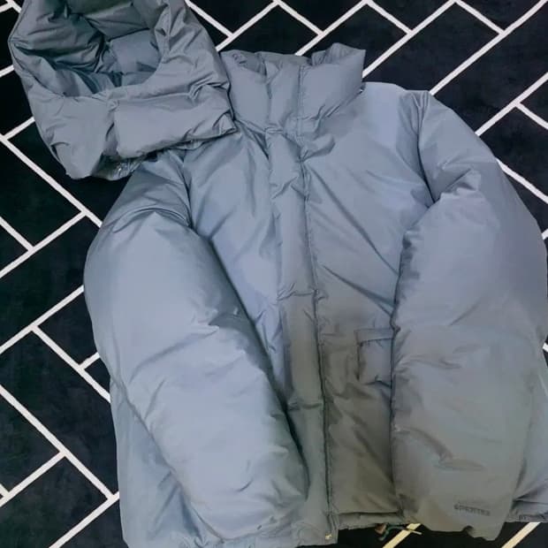 브라운야드 유틸리티 구스다운 파카 4 블루그레이