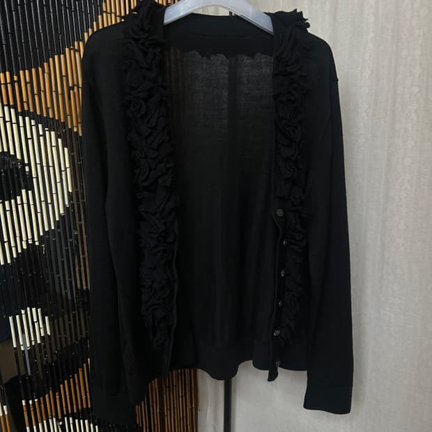 gipsy blue gothic ruffle cardigan