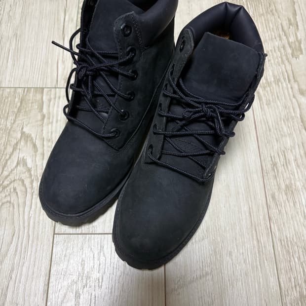 팀버랜드 6인치 워커 부츠 블랙 225