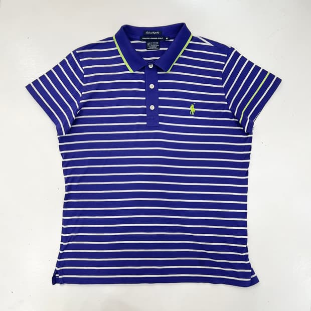 폴로 랄프로렌 스트라이프 반팔 카라티 M