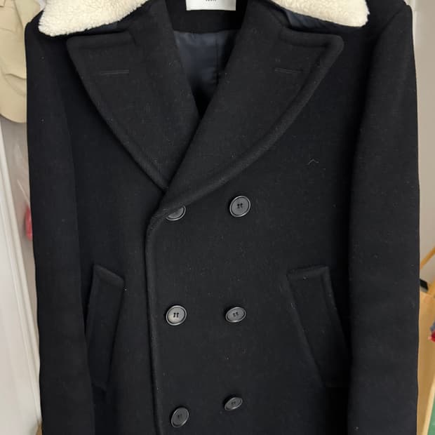 마지막가격 산드로옴므 p코트 더블코트 100