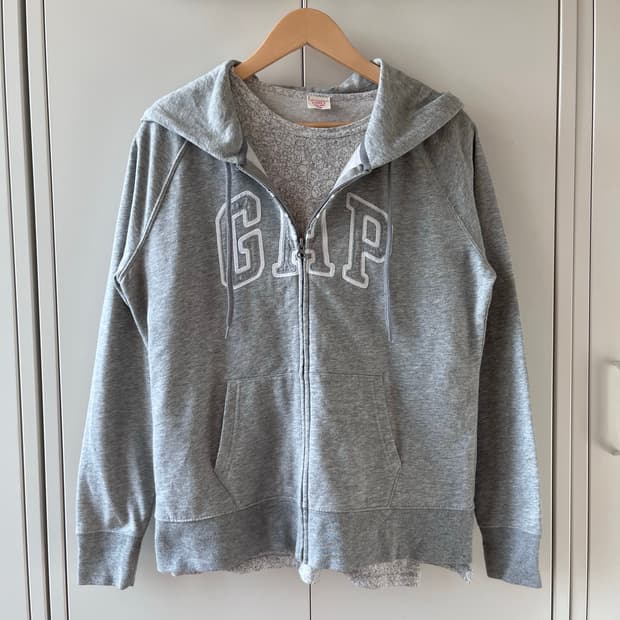 갭 GAP 그레이 후드집업 