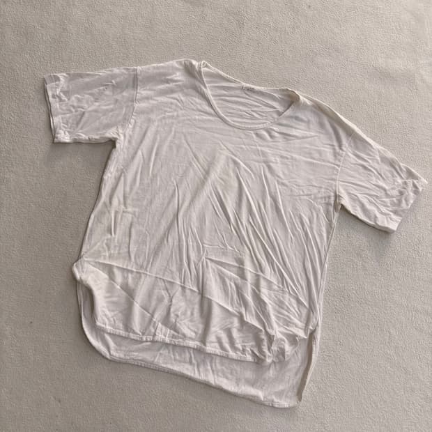 실측확인 빈티지 반팔 티 0714T1