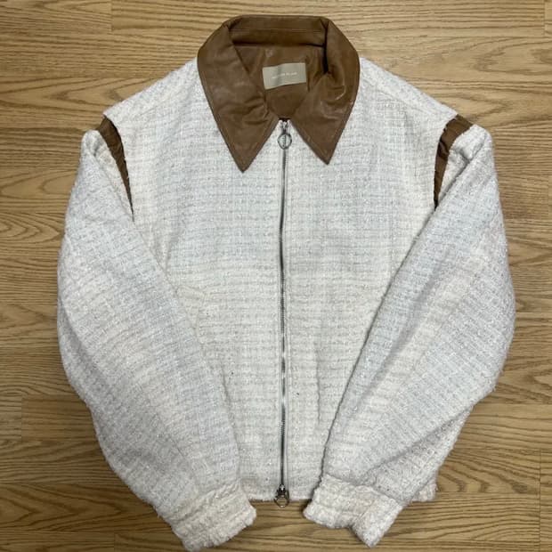 [MARTIN PLAN] 마틴플랜 투웨이 트위드 봄버자켓