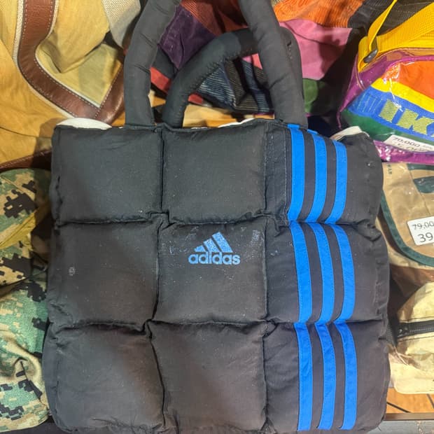 Adidas Bag 아디다스 여성 삼선 패딩 핸드백