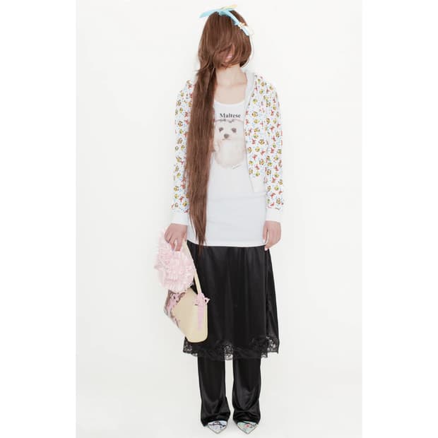 [XS,S]애슐리 윌리엄스 25fw 란제리 스커트