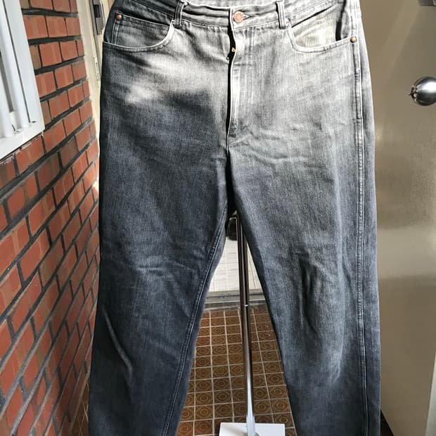 꼼데가르송 옴므 흑청 데님 