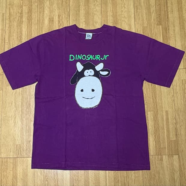 90s Dinosaur Jr Cow Gorilla 빈티지 밴드 티셔츠