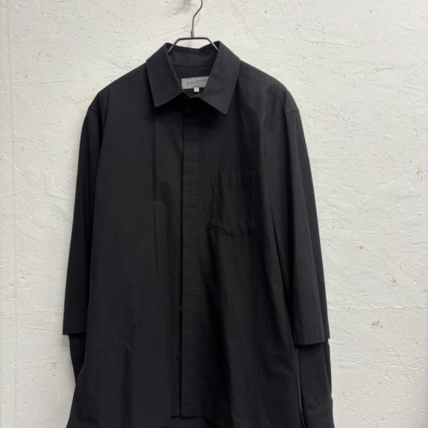 요지 야마모토 블랙 셔츠