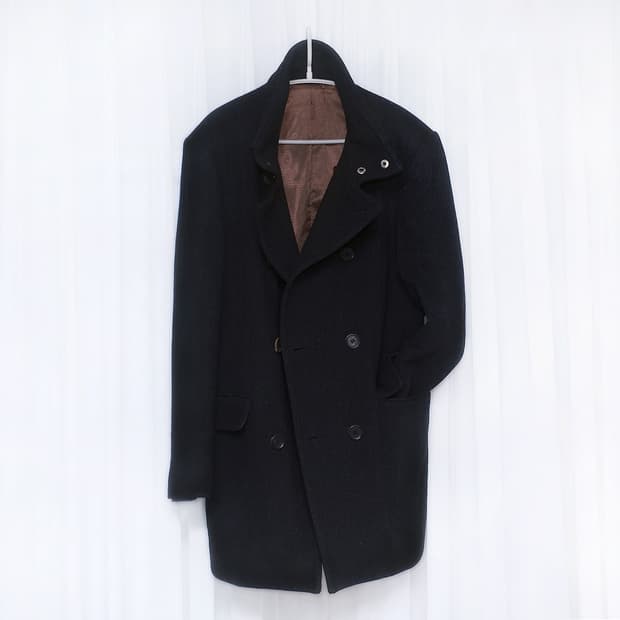 지이크 파렌하이트 더블 하이넥 퓨어울 피코트 자켓 (95-100)