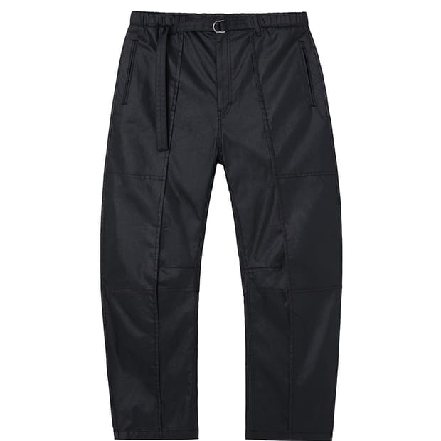 인사일런스 커브드 코튼 팬츠 COATED BLACK