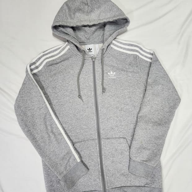 아디다스 파이어버드 후드집업 져지 자켓