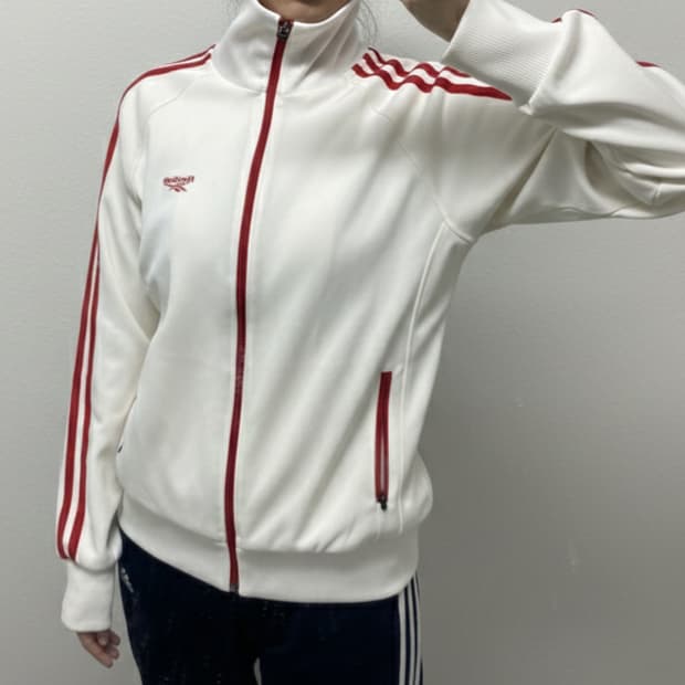 💥대장급💥리복 올드스쿨 져지 집업/흰빨/희귀매물