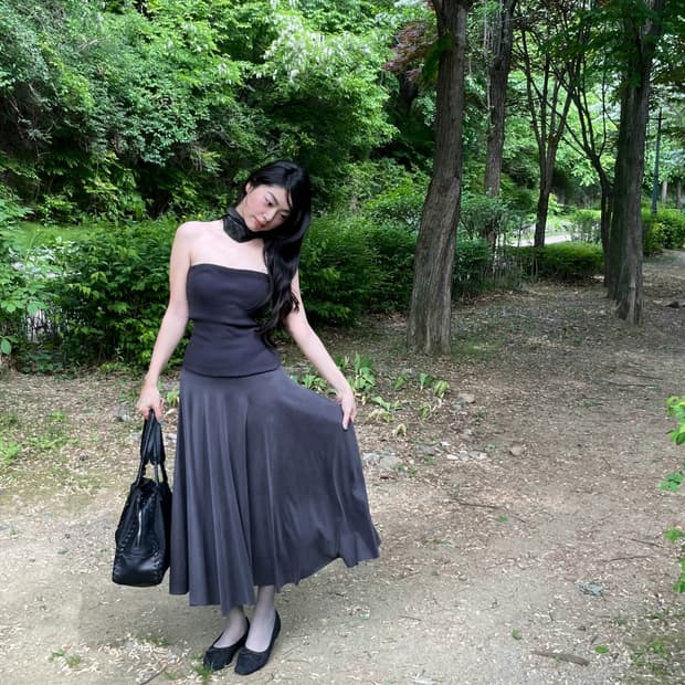 TEENSY FLOW FOLD DRESS