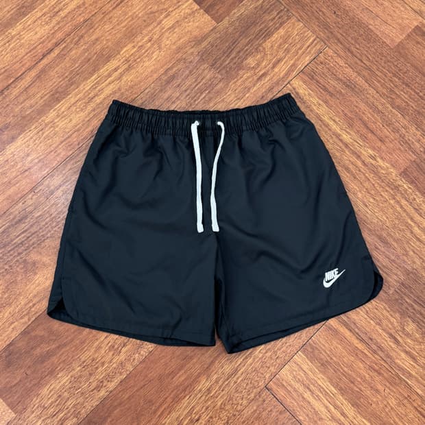 S 나이키 우븐 플로우 블랙 반바지 쇼츠 