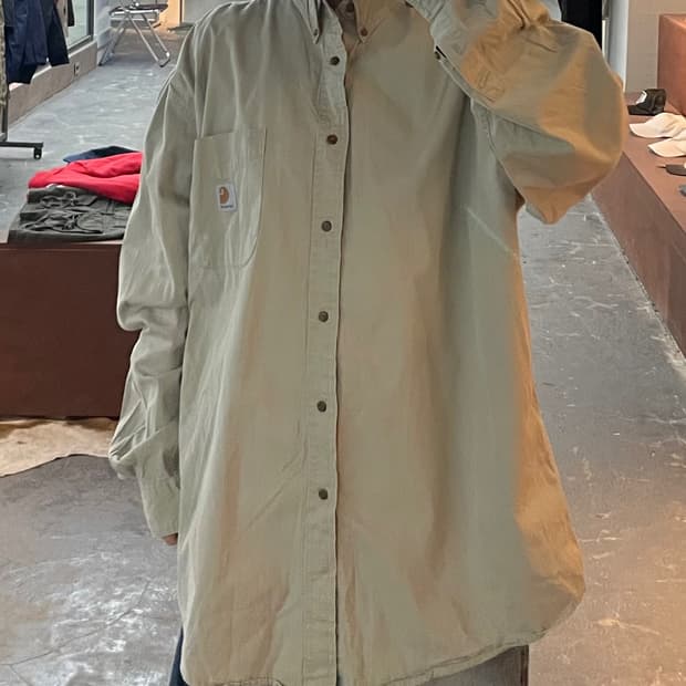 칼하트 아이보리 셔츠 H2300