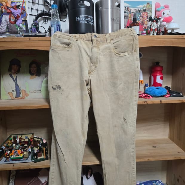 빈티지 칼하트 릴렉스핏 워크팬츠 33