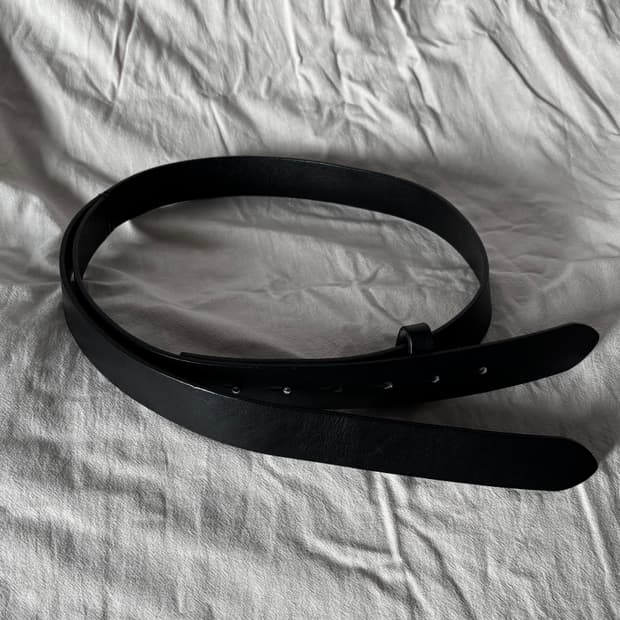 마르지엘라 레이어드 레더 벨트