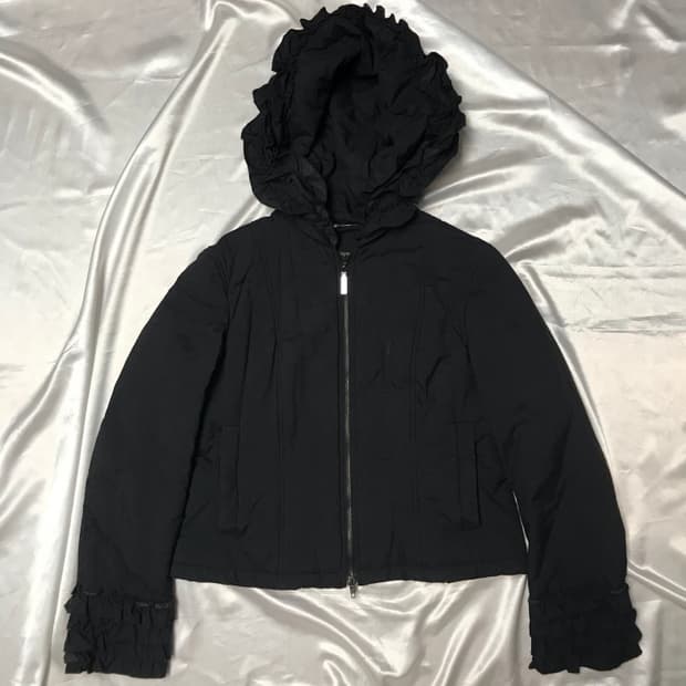 모스키노 칩앤시크 프릴 후드 자켓