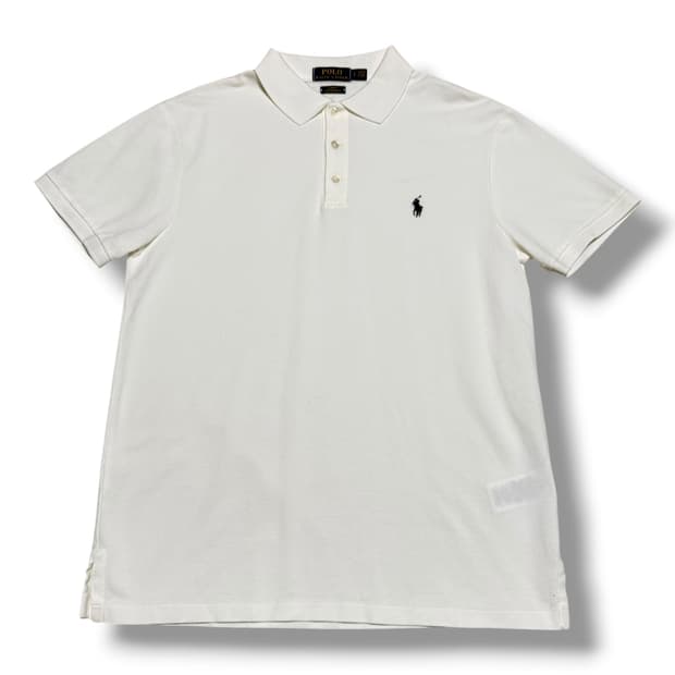 ‼️ Polo Ralph Lauren L 화이트 카라반팔티 ‼️