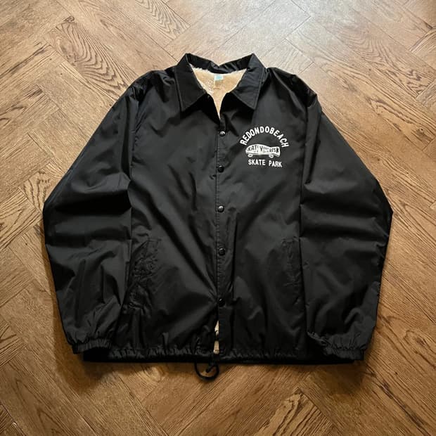 [L]USA 빈티지 REDONDO BEACH 스케이트 쉐르파 코치자켓