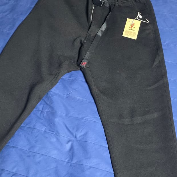 그라미치 테크 니트 팬츠 블랙 L