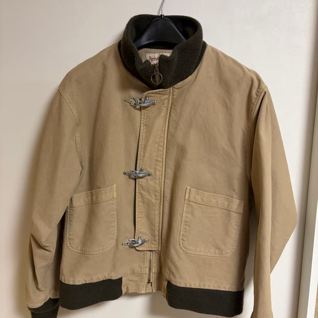 [XL]VDR 탱커 자켓 빈티지 샌드