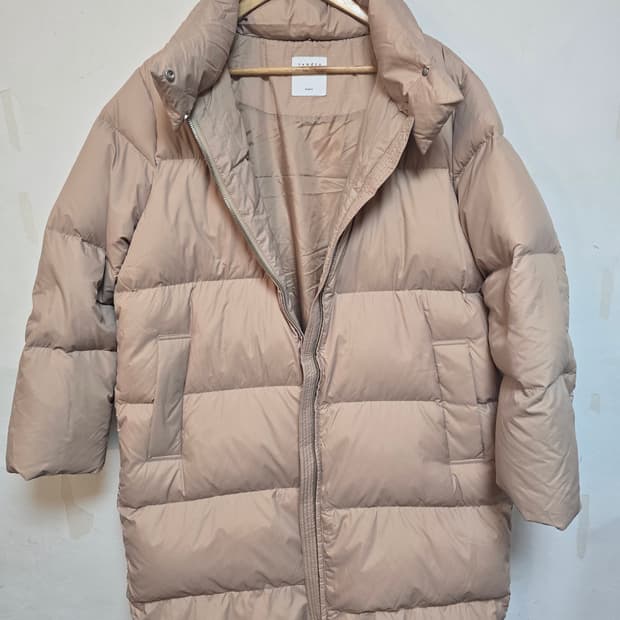 Sandro 여성 오버핏 구스다운 롱 패딩 (54호) 새상품급