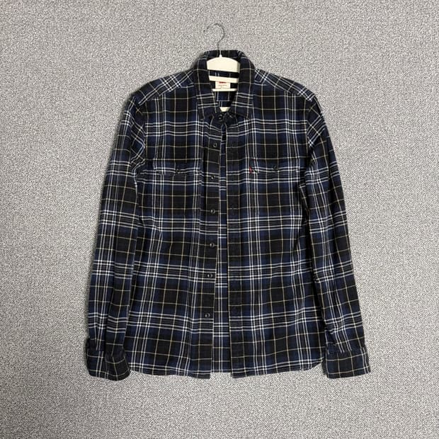 리바이스 체크 남방 셔츠 M