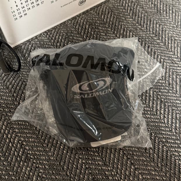 살로몬 링크 볼캡 블랙 (새상품)