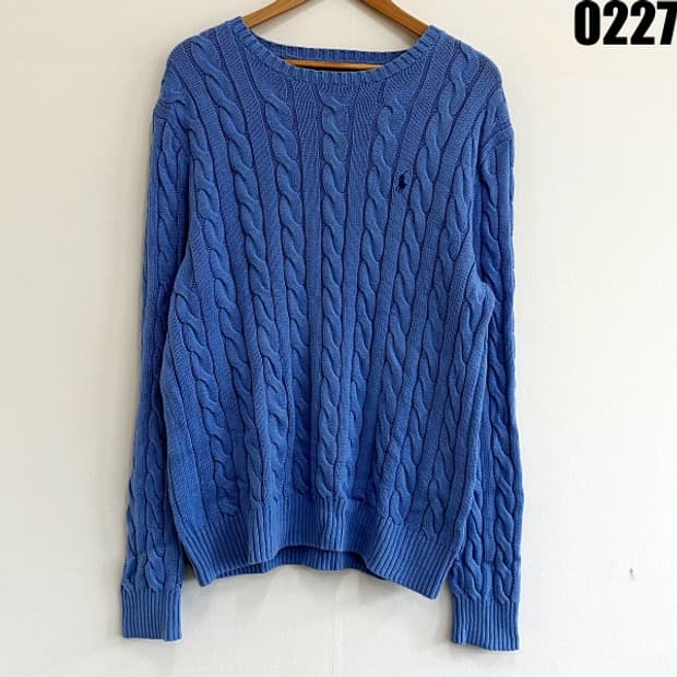 폴로 랄프로렌 케이블 니트 스웨터 L 0227 신형