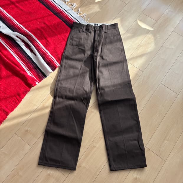 새상품 fb 카운티 브라운 데님 프리스코 팬츠  32