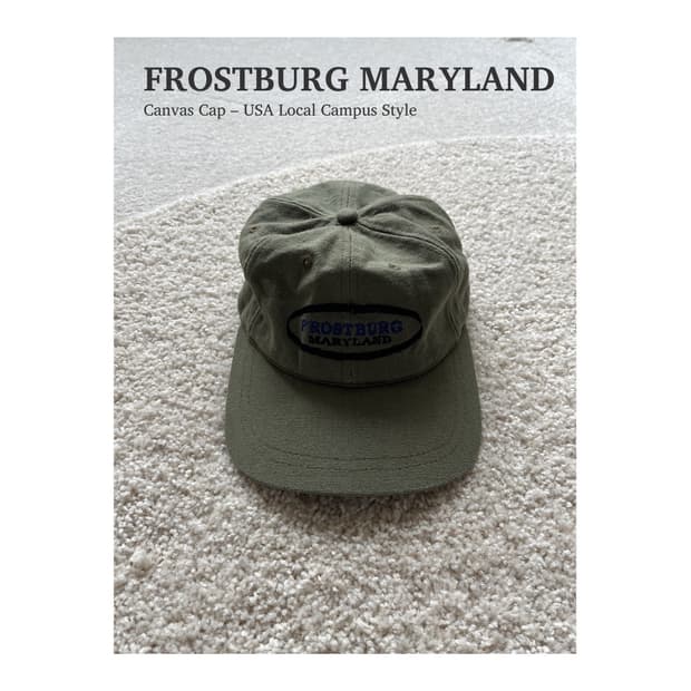 프로스트버그 메릴랜드 캔버스 캡