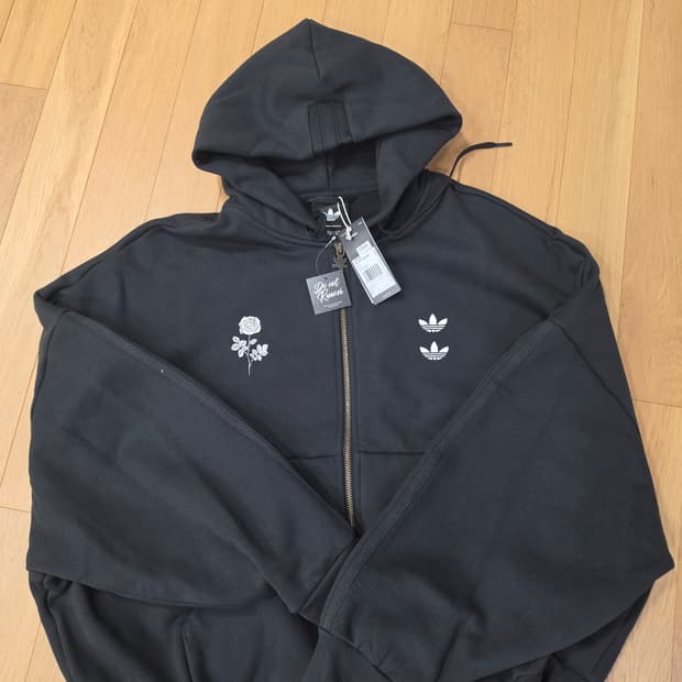 아디다스 윌리차바리아 헤비 후드 집업 us XL
