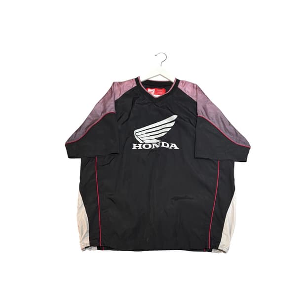 혼다 모터사이클 나일론 웜업 반팔 티셔츠 L사이즈