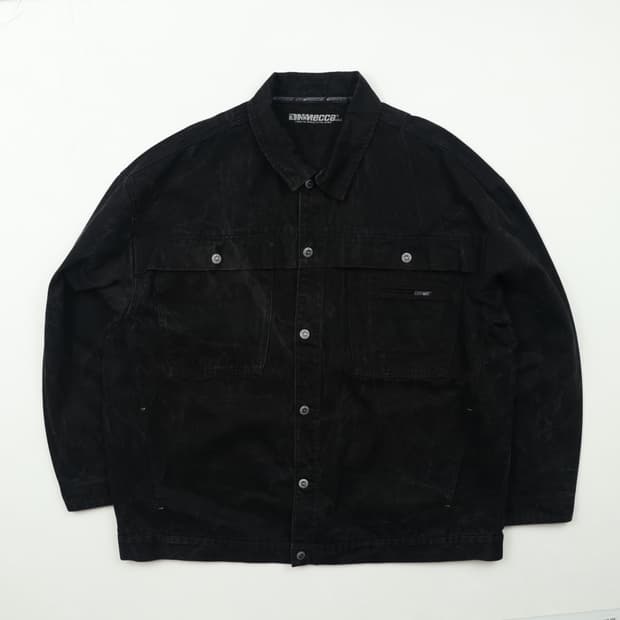 MECCA 청자켓 블랙 3XL A1102
