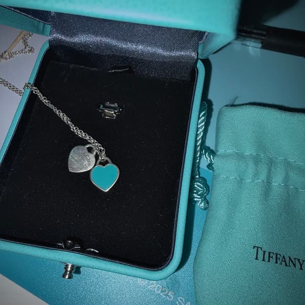 티파니앤코 리턴투 더블하트 목걸이