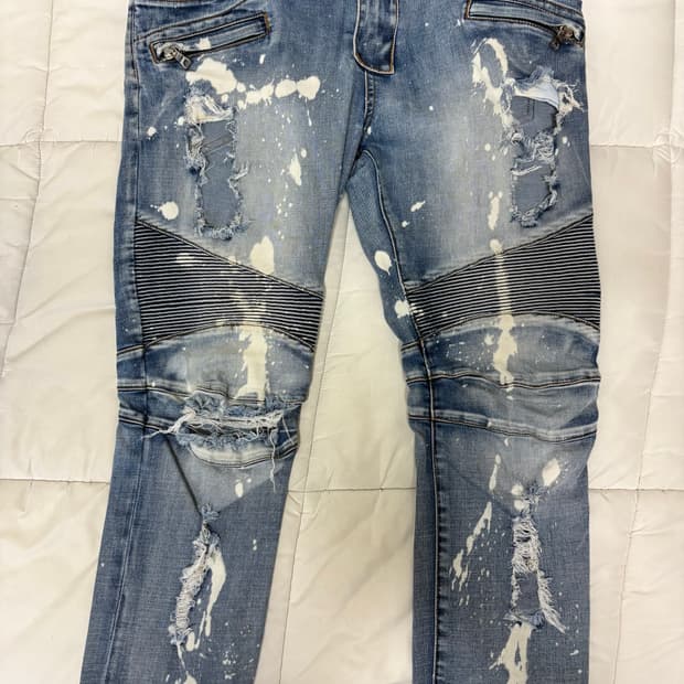 Balmain 발망 페인트 바이커진 36