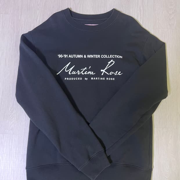 martine rose 맨투맨